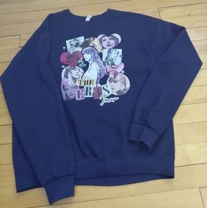 Women's Navy Eras Tour Graphic Sweater